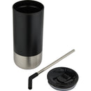 Black - Back - Floso Grayson Plain 480ml Tumbler