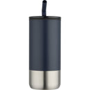 Navy - Front - Floso Grayson Plain 480ml Tumbler
