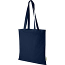 Navy - Back - Floso Odisha Organic Cotton 7L Tote Bag