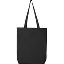 Black - Front - Floso Odisha Organic Cotton 11L Tote Bag