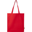 Red - Back - Floso Odisha Organic Cotton Gusseted 14L Tote Bag
