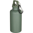 Heather Green - Back - Floso Oregon Solid Recycled Plastic Carabiner Clip 400ml Water Bottle