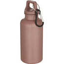 Dusty Pink - Back - Floso Oregon Solid Recycled Plastic Carabiner Clip 400ml Water Bottle