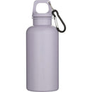Lilac - Front - Floso Oregon Solid Recycled Plastic Carabiner Clip 400ml Water Bottle
