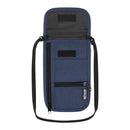 Heather Navy - Side - Floso Smart Ross Travel Pouch