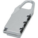 Silver - Side - Floso Lucchetto Travel Luggage Lock