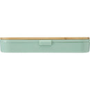 Mint Green - Back - Floso Bamboo Lid Plain Cutlery Set