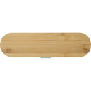 Mint Green - Side - Floso Bamboo Lid Plain Cutlery Set