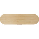 Light Pink - Side - Floso Bamboo Lid Plain Cutlery Set