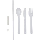 White - Lifestyle - Floso Bamboo Lid Plain Cutlery Set
