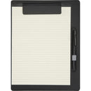 Black - Side - Floso Clast A4 Magnetic Closure Clipboard