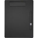 Black - Front - Floso Clast A4 Magnetic Closure Clipboard