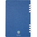 Navy - Back - Floso Fil Hard Cover Recycled A5 Wirebound Notebook