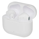 White - Back - Floso Altais Recycled Plastic Wireless Earbuds