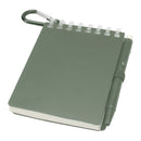 Heather Green - Side - Floso Lig Mini Notebook with Pen