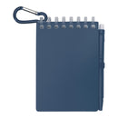 Ocean Blue - Front - Floso Lig Mini Notebook with Pen