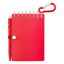Red - Back - Floso Lig Mini Notebook with Pen