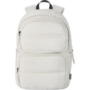 Sandstone - Front - Floso Puffer Recycled 18L Laptop Backpack