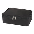 Black - Front - Floso Muse RPET Makeup Organiser