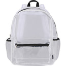 White - Front - Floso Plain Mesh Backpack