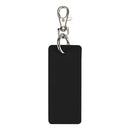 Black - Lifestyle - Floso Resi Plus Rectangle Recycled Keyring
