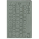 Grey - Front - Floso Soft Cover A5 Notebook