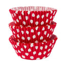 Red - Side - Floso Muffin and Cupcake Cases (Pack of 72)