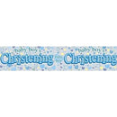 Blue - Back - Floso Giant Christening Banner