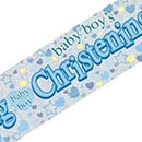Blue - Side - Floso Giant Christening Banner