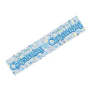 Blue - Front - Floso Giant Christening Banner
