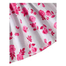 Pink-White - Side - Floso Baby Girls Floral Dress (Pack of 2)
