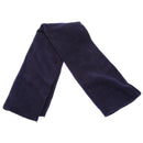 Navy - Front - FLOSO Mens Plain Thermal Polar Fleece Winter-Ski Scarf
