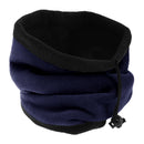 Navy - Front - FLOSO Womens-Ladies Multipurpose Fleece Neckwarmer Snood - Hat