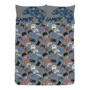 Multicoloured - Side - Floso Gamer Game Controller Reversible Duvet Set