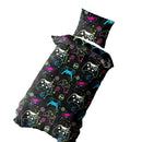 Multicoloured - Side - Floso Gamer For Life Graffiti Reversible Duvet Set