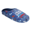 Blue - Back - Gamer Childrens-Kids Game Controller Mule Slippers