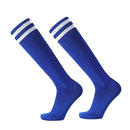 Blue - Front - Floso Mens Striped Hockey Socks (Pack of 3)