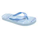 Light Blue - Front - FLOSO Childrens-Kids Girls Bird Flip Flops