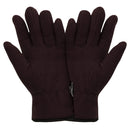 Purple - Back - FLOSO Ladies-Womens Thinsulate Fleece Thermal Gloves (3M 40g)