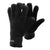 Black - Front - FLOSO Mens Ribbed Chunky Thinsulate Winter Thermal Gloves (3M 40g)