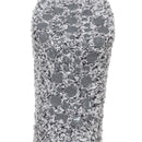 Grey - Side - FLOSO Mens Warm Slipper Socks With Rubber Non Slip Grip