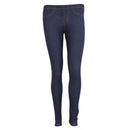 Denim - Front - FLOSO Ladies-Womens Jeggings (Jean Look Leggings)