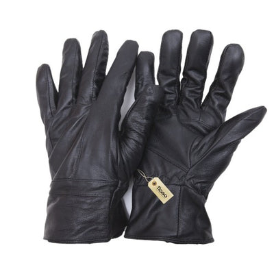 Front - FLOSO Mens Genuine Leather Gloves