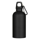 Front - Floso Oregon Matte Recycled Stainless Steel 400ml Carabiner Water Bottle