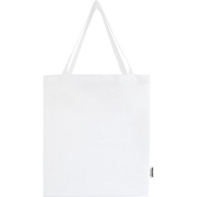 Royal Blue - Front - Floso Odisha Organic Cotton Gusseted 14L Tote Bag