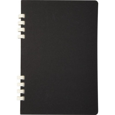 Front - Floso Fil Hard Cover Recycled A5 Wirebound Notebook