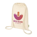 Front - Floso Odisha Organic Cotton Drawstring Bag