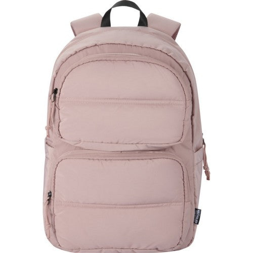 Front - Floso Puffer Recycled 18L Laptop Backpack
