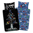 Front - Floso Gamer For Life Christmas Reversible Duvet Set