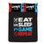 Front - Floso Eat Sleep Game Repeat Reversible Duvet Set